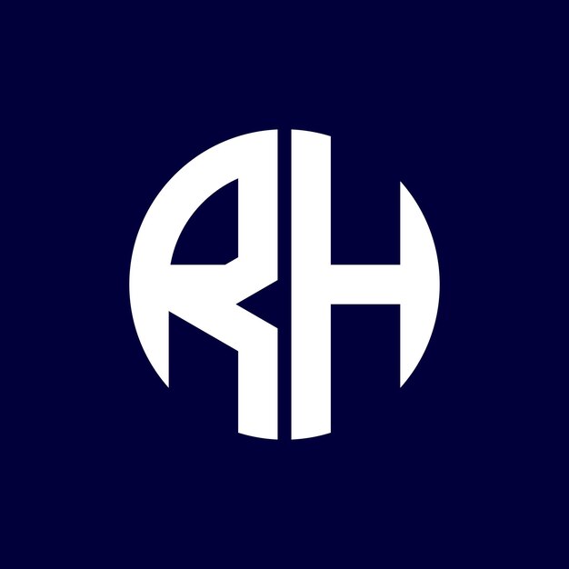 Diseño de logotipo de letra moderna
