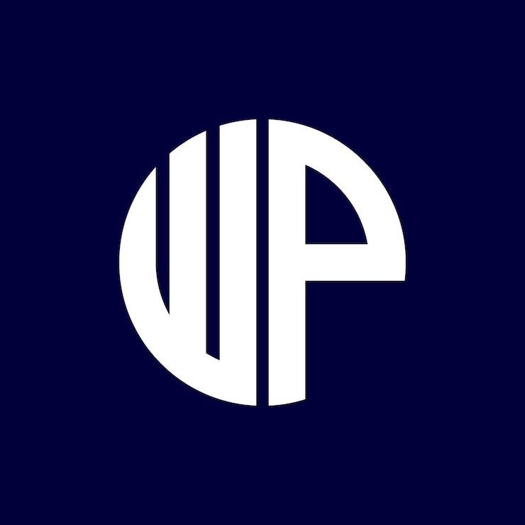 Vector diseño de logotipo de letra moderna