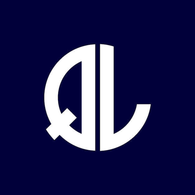 Diseño de logotipo de letra moderna
