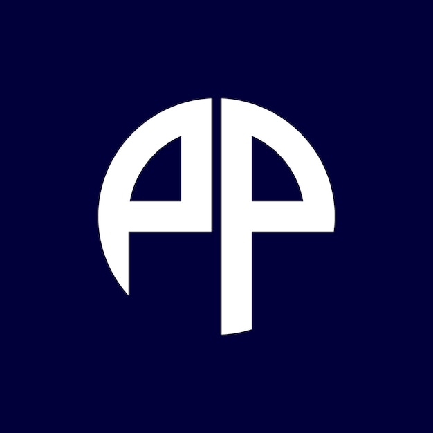 Diseño de logotipo de letra moderna