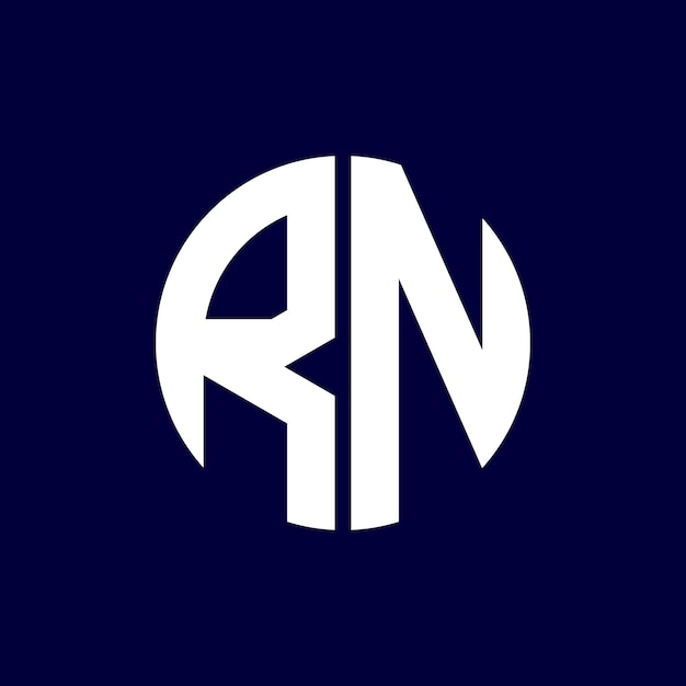 Diseño de logotipo de letra moderna