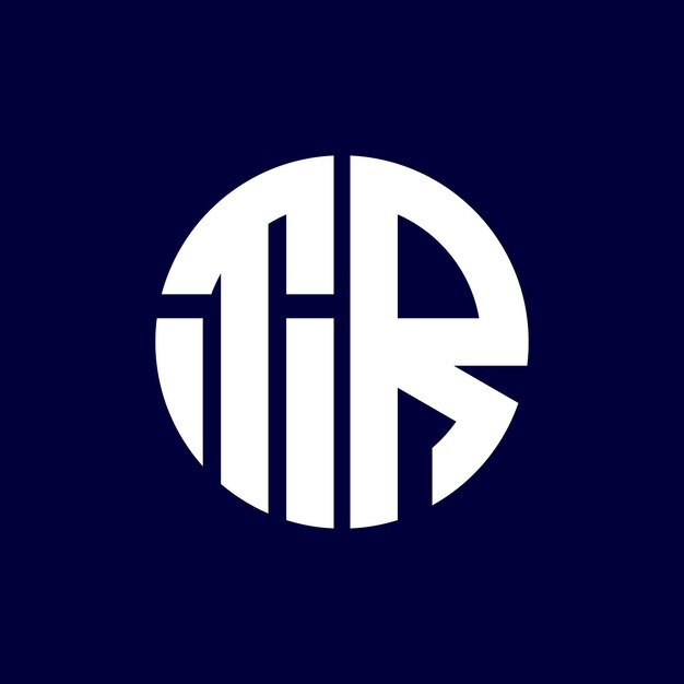 Diseño de logotipo de letra moderna