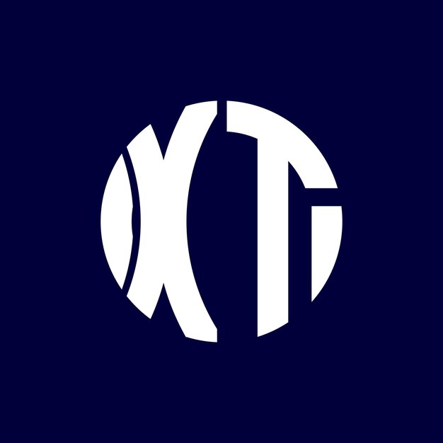 Diseño de logotipo de letra moderna