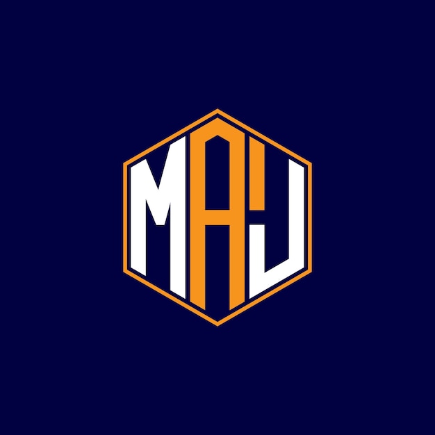Diseño de logotipo de letra moderna
