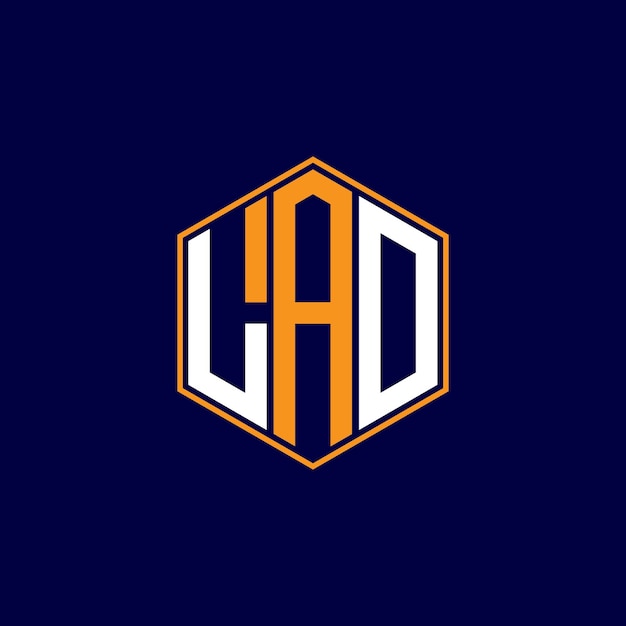 Diseño de logotipo de letra moderna