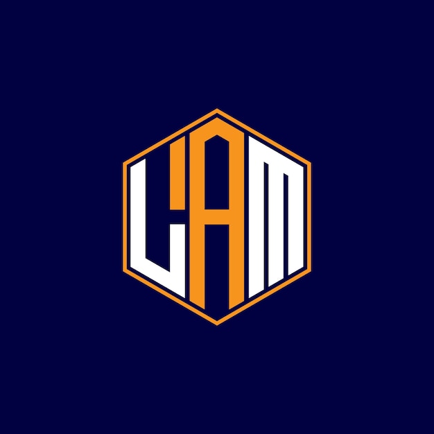 Diseño de logotipo de letra moderna