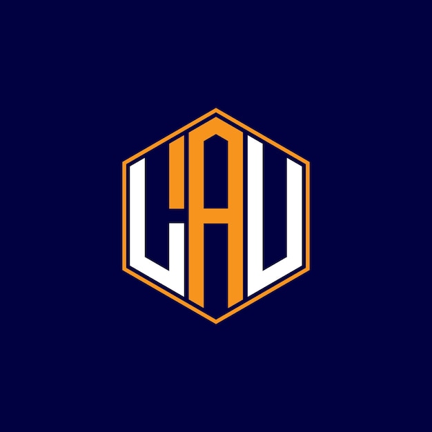 Diseño de logotipo de letra moderna