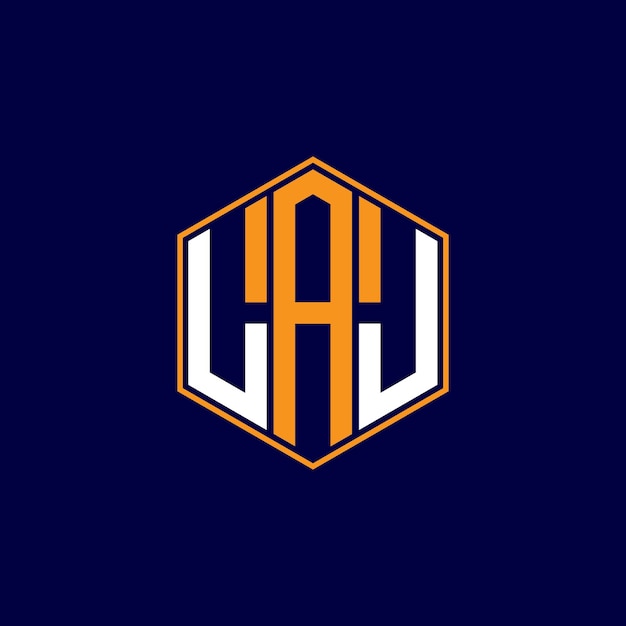 Diseño de logotipo de letra moderna