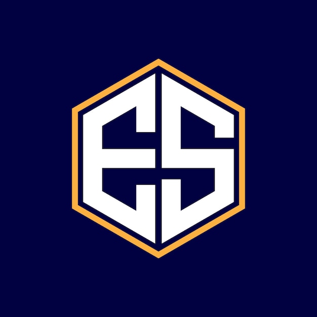 Diseño de logotipo de letra moderna