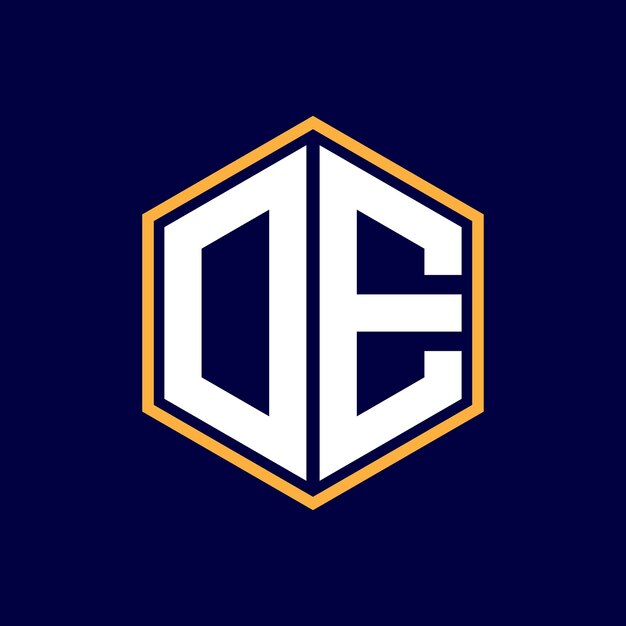 Diseño de logotipo de letra moderna