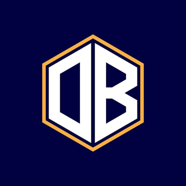 Diseño de logotipo de letra moderna