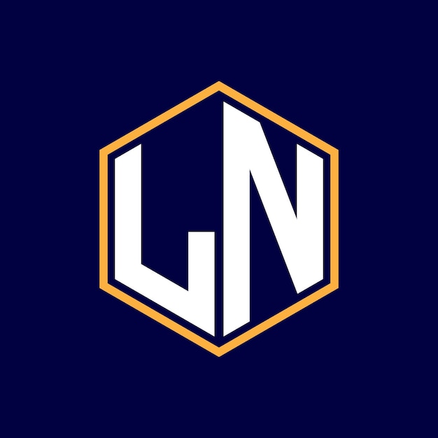 Diseño de logotipo de letra moderna