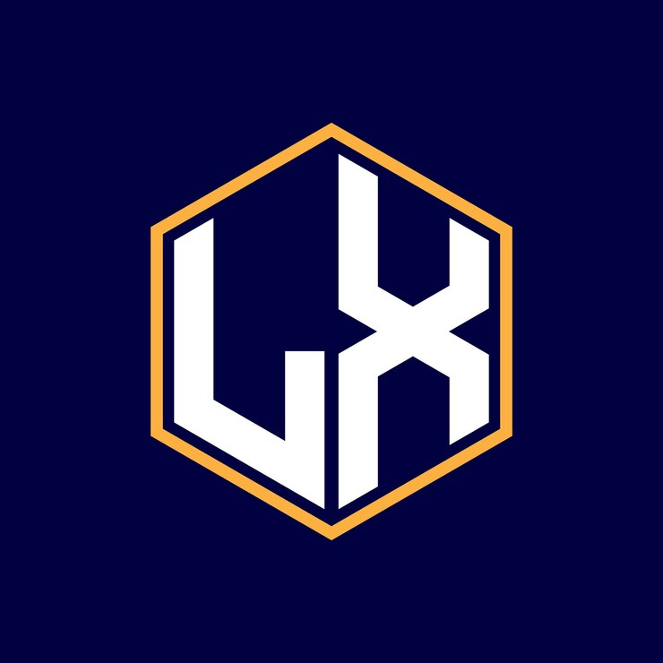 Vector diseño de logotipo de letra moderna