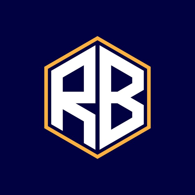 Diseño de logotipo de letra moderna