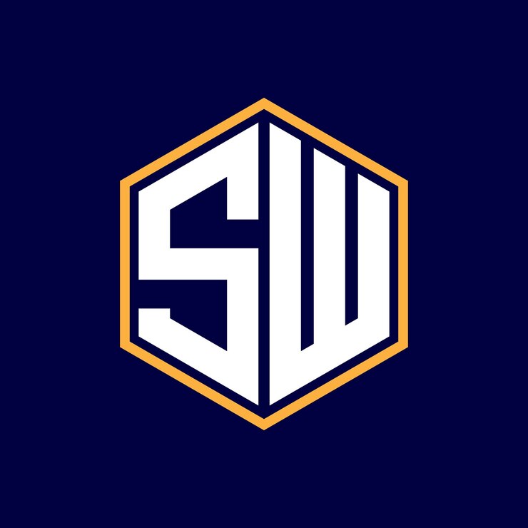 Vector diseño de logotipo de letra moderna
