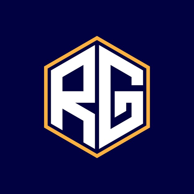 Diseño de logotipo de letra moderna