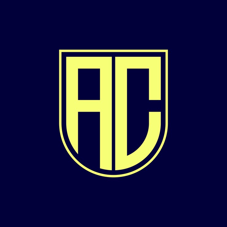 Vector diseño de logotipo de letra moderna