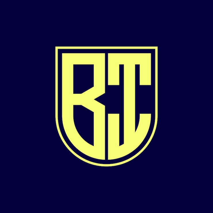 Vector diseño de logotipo de letra moderna