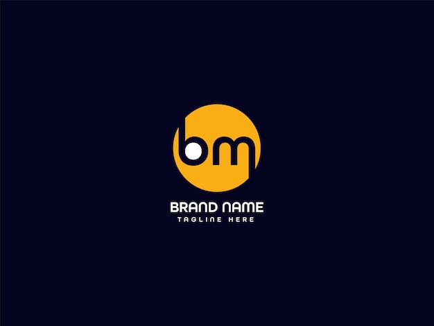 un diseño de logotipo de letra moderno