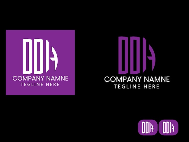 un diseño de logotipo de letra moderno