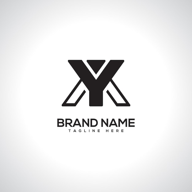Diseño del logotipo de la letra monograma abstract de MYM Símbolo vectorial inicial