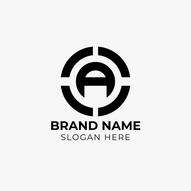 Diseño del logotipo de una letra monograma