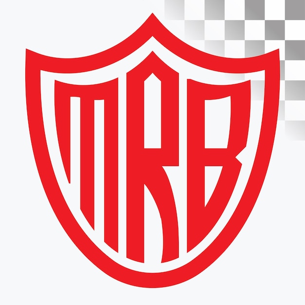 Diseño del logotipo de la letra MRB