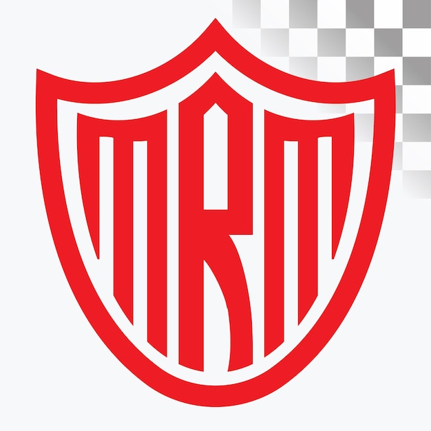 Diseño de logotipo de letra MRM