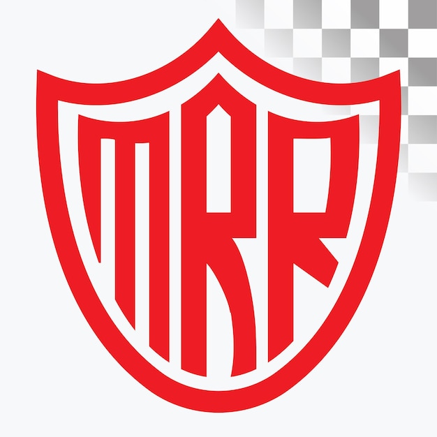 Diseño del logotipo de la letra MRR