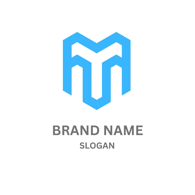 Diseño del logotipo de la letra MT226