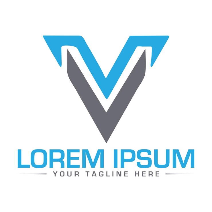 Vector diseño de logotipo de letra mv diseño de logotipo único y profesional diseño de logotipo de letra abstracto diseño de logotipo de letra