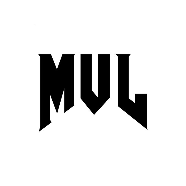 Diseño de logotipo de letra MVL para la compañía de tecnología MVL diseño de logotipo combinación de colores blanco y negro MVL logotipo MVL vector MVL diseño icono MVL alfabeto MVL tipografía diseño del logotipo