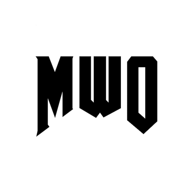 Diseño de logotipo de letra MWO para una empresa de tecnología Diseño del logotipo MWO combinación de colores blanco y negro Logotipo MWO vector diseño MWO icono MWO alfabeto MWO tipografía diseño del logotipo