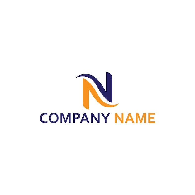 Diseño de logotipo de letra N creativo y moderno Diseño de logotipo NN Plantilla de logotipo N inicial