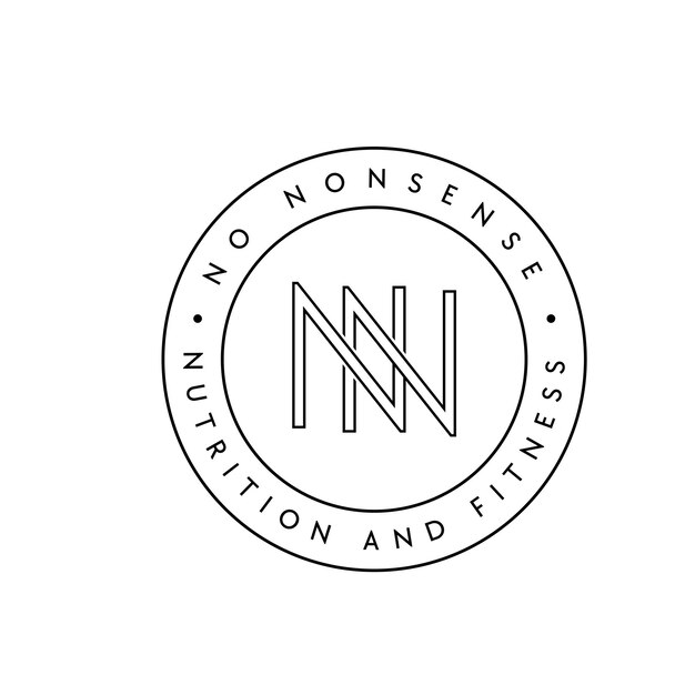Diseño del logotipo de la letra n monograma