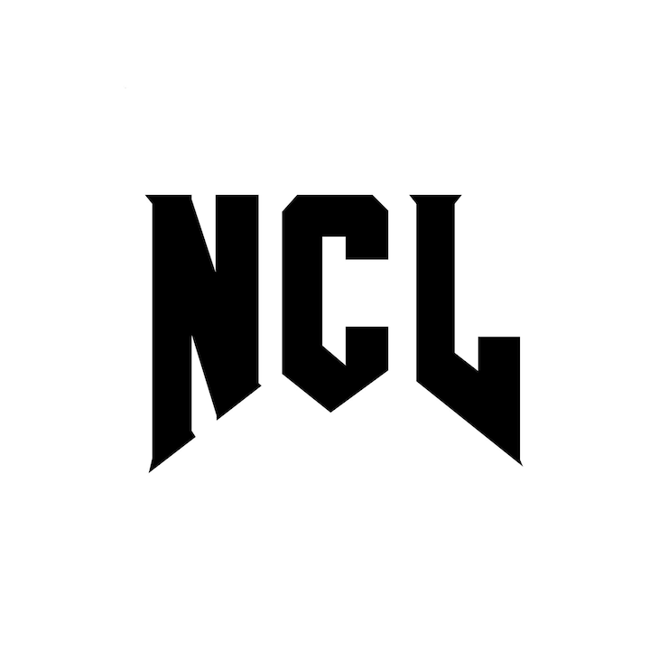 Vector diseño de logotipo de letra ncl para una empresa de tecnología diseño del logotipo ncl combinación de colores blanco y negro logotipo ncl vector diseño ncl icono alfabeto ncl tipografía diseño del logotipo
