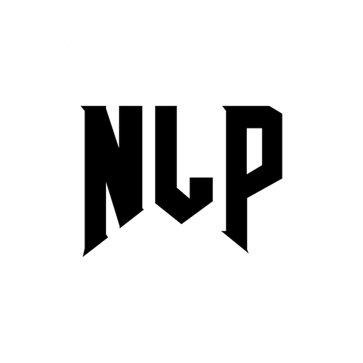 Vector diseño de logotipo de letra nlp para una empresa de tecnología diseño del logotipo nlp combinación de colores blanco y negro logotipo nlp vector nlp diseño del icono nlp alfabeto nlp tipo de logotipo diseño