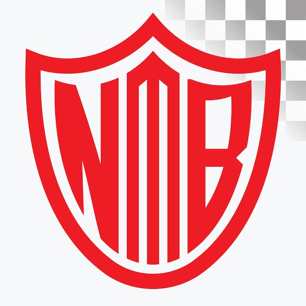 Diseño de logotipo de letra NMB