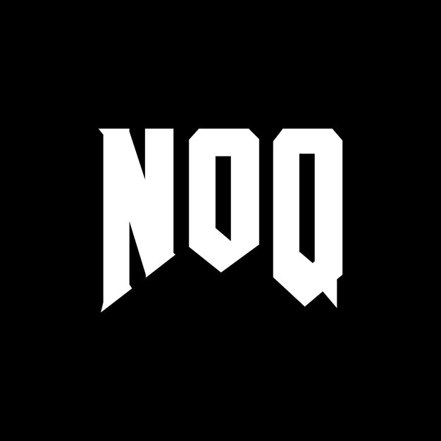 Diseño de logotipo de letra NOQ para una empresa de tecnología NOQ diseño de logotipo negro y blanco combinación de colores NOQ logotipo NOQ vector NOQ diseño NOQ icono NOQ alfabeto NOQ tipografía diseño del logotipo
