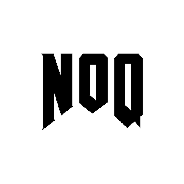 Diseño de logotipo de letra NOQ para una empresa de tecnología NOQ diseño de logotipo negro y blanco combinación de colores NOQ logotipo NOQ vector NOQ diseño NOQ icono NOQ alfabeto NOQ tipografía diseño del logotipo