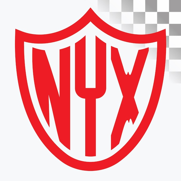 Diseño de logotipo de letra NYX