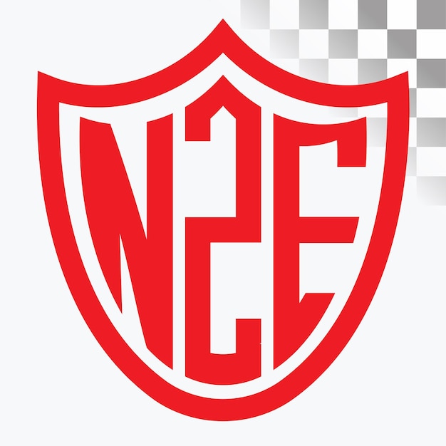 Diseño de logotipo de letra NZE
