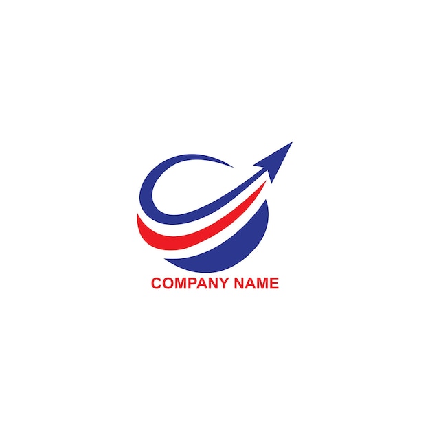 Diseño del logotipo de la letra O inicial plantilla vectorial alfabeto creativo flecha O ícono ilustración