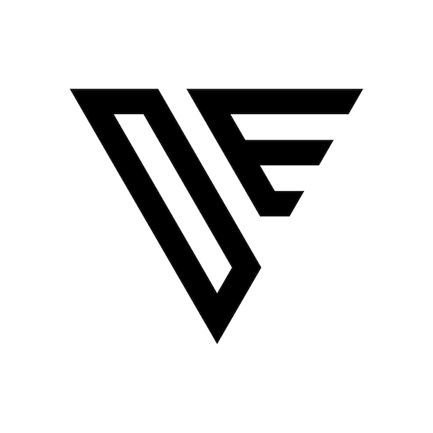 Diseño del logotipo de la letra O triangular