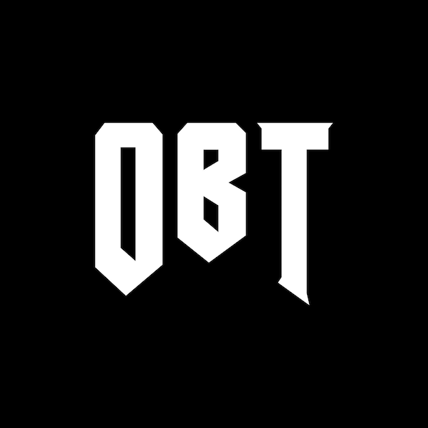 Diseño de logotipo de letra OBT para una empresa de tecnología OBT diseño de logotipo combinación de colores blanco y negro OBT logotipo OBT vector OBT diseño icono OBT alfabeto OBT tipografía diseño de logotip