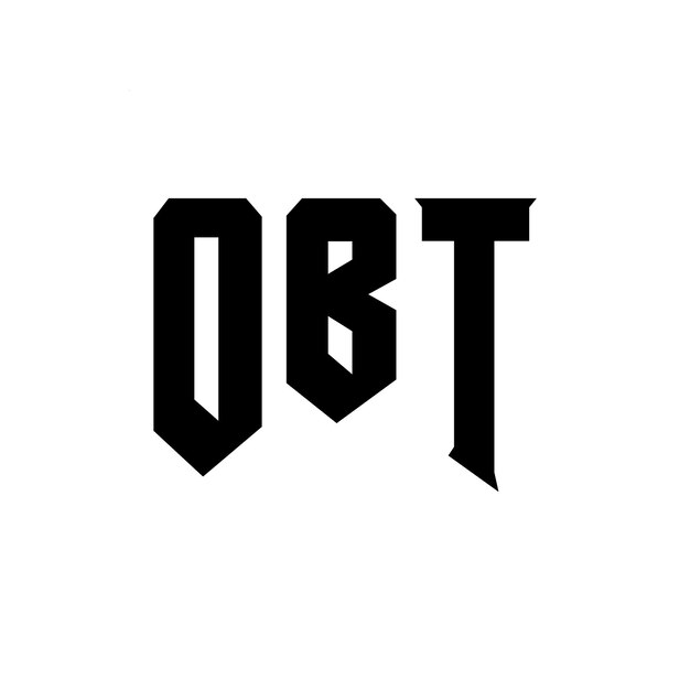 Diseño de logotipo de letra OBT para una empresa de tecnología OBT diseño de logotipo combinación de colores blanco y negro OBT logotipo OBT vector OBT diseño icono OBT alfabeto OBT tipografía diseño de logotip