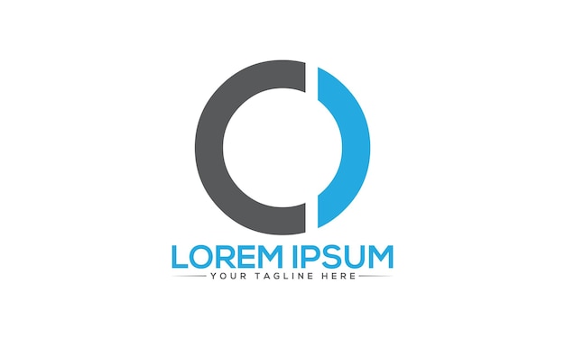 Diseño de logotipo de letra OC Vector de diseño de logotipo de letra OC creativo y profesional