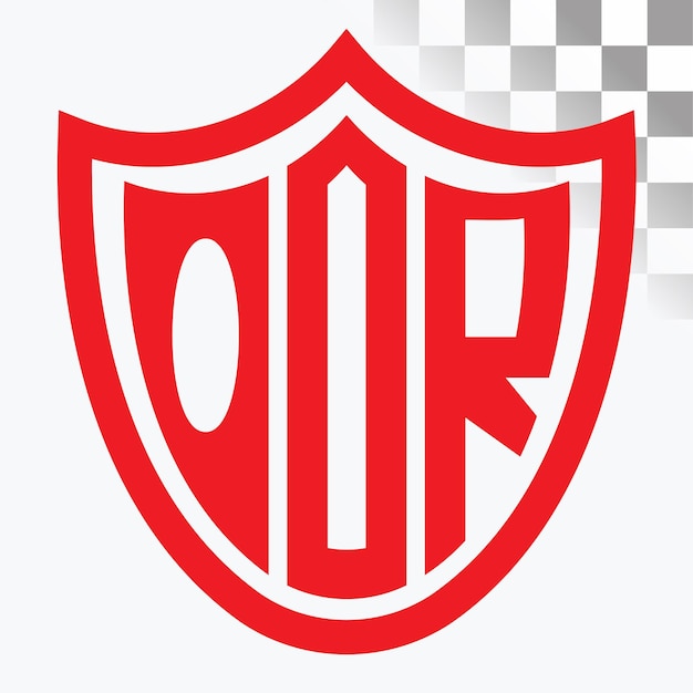 Diseño de logotipo de letra ODR