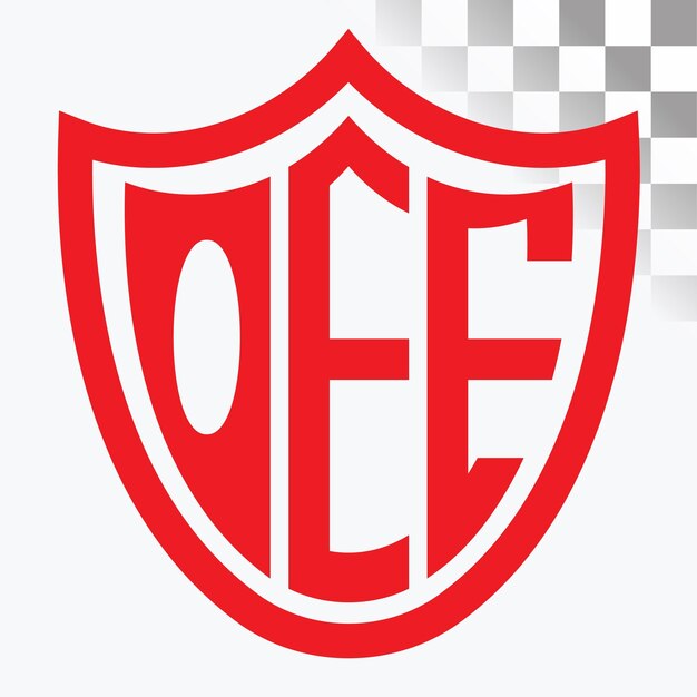 Diseño de logotipo de letra OEE