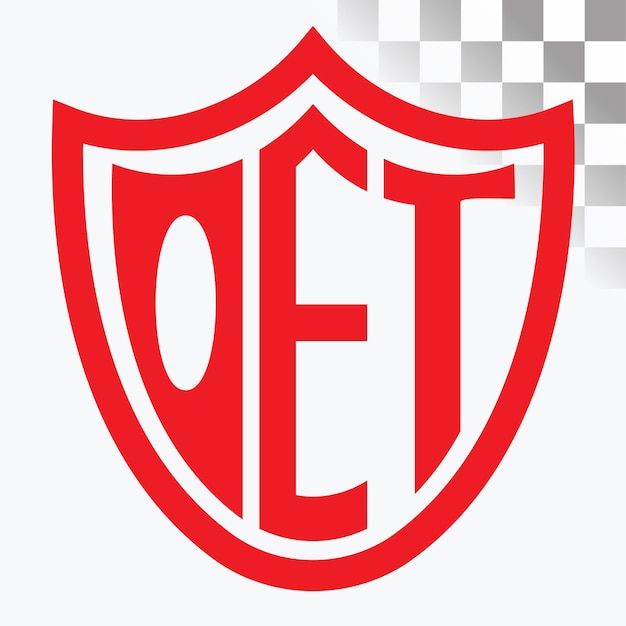Diseño de logotipo de letra OET